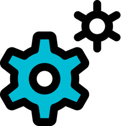 Cogs used for setting and mantinance in computer vector