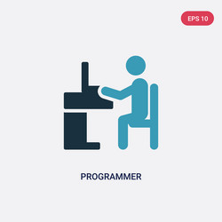 Modern Programmer Icon - Strategy Focus vector image