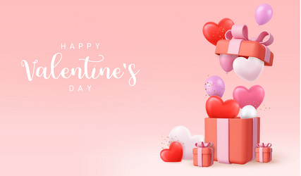 Happy valentines day background Royalty Free Vector Image