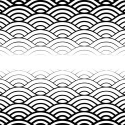Background with abstract line waves pattern vector