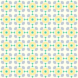 Green triangle and circle curve cup pattern vector