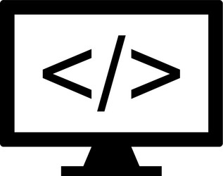 Programming icon vector