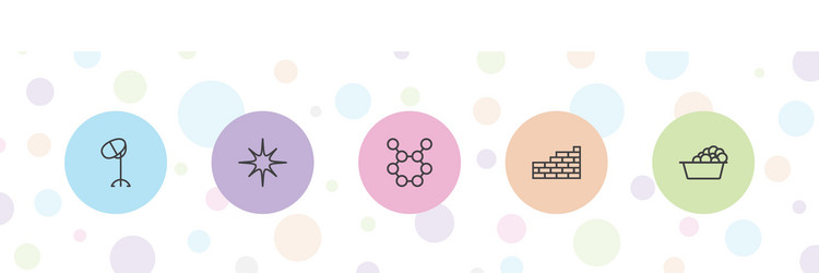 Pattern icons vector