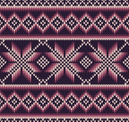 abstract pattern with seamless knitted texture vector image