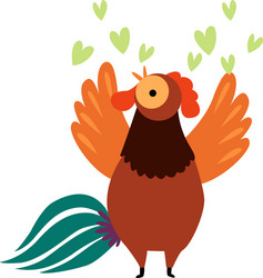 Cartoon birds and chicken Royalty Free Vector Image Cartoon birds and chicken Royalty Free Vector Image