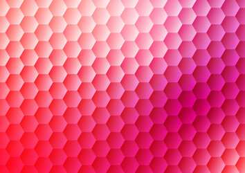 abstract gradient pink hexagon pattern vector image