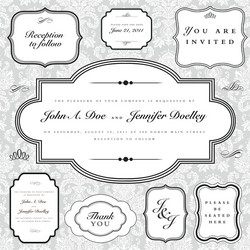 Elegant Frame & Ornament Collection Vector Image