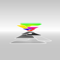 abstract high tech background vector image