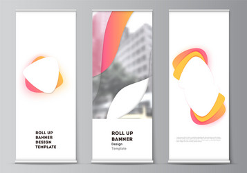 editable layout roll vector image