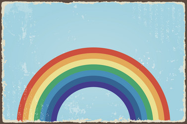 Abstract grunge background with rainbow Royalty Free Vector