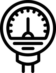 Pressure meter Royalty Free Vector Image - VectorStock