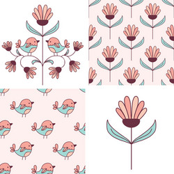 patterns and design elements collection vector image