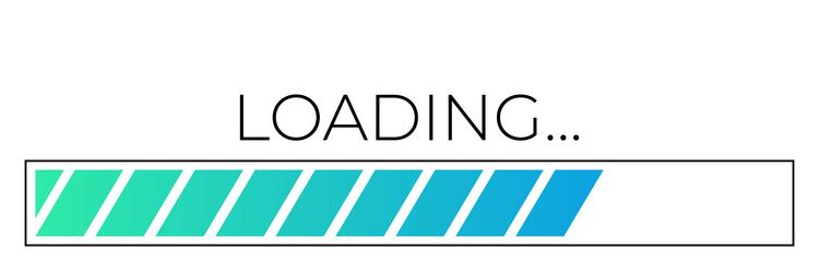 loading progress bar simple vector image