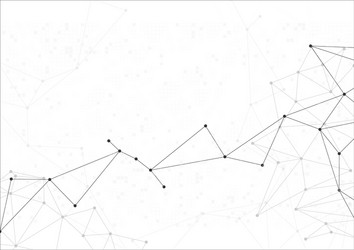 Polygon background abstract technology Royalty Free Vector