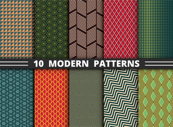 abstract modern pattern of geometric colorful vector image