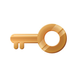 game ui asset gaming user interface key icon vector image