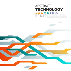 Tech Circuit Network Background vector image