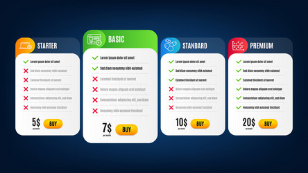 web timer notebook service and dot plot icons set vector image