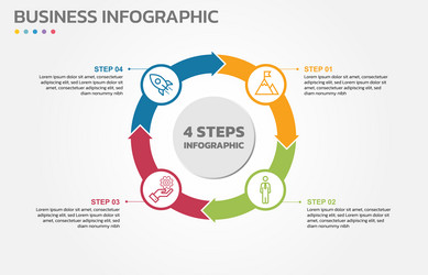 Data Presentation Cycle Diagram vector image