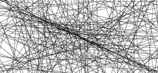 random chaotic lines abstract geometric pattern vector image