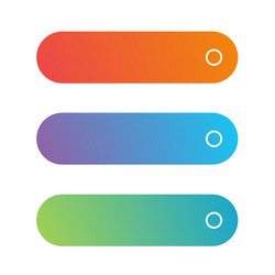 Empty web button set Royalty Free Vector Image