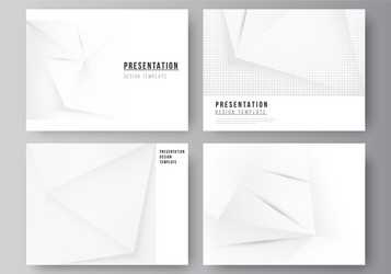 layout presentation slides design vector image