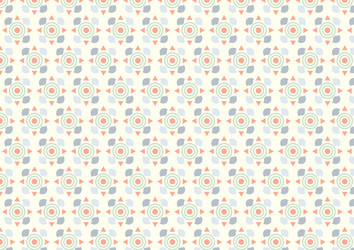 triangle and circle curve cup pattern vector image