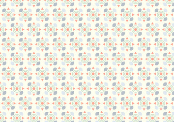 Triangle and circle curve cup pattern vector