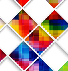 abstract multicolored with net vector image