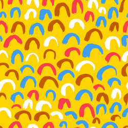artistic seamless pattern with abstract simply vector image
