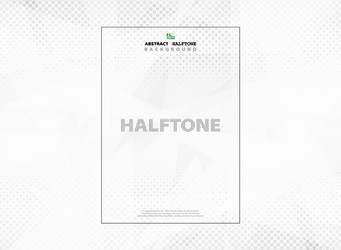 abstract halftone pattern of technology geometric vector image