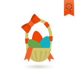 Celebration easter icons vector