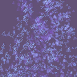 tornado pyramids in empty space chaotic particles vector image