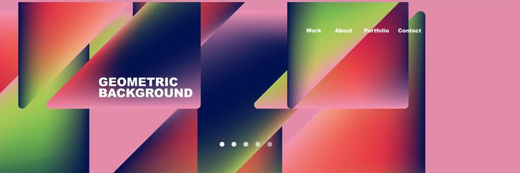 triangle minimal web site page background design vector image