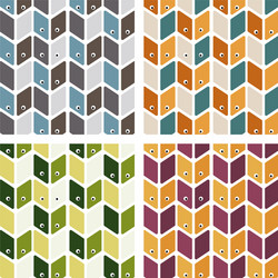 big collection patterns on different topics vector image
