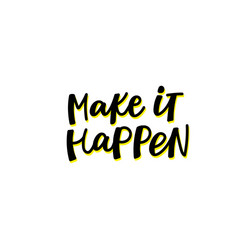 Stop hiding lettering Royalty Free Vector Image