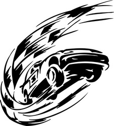 Racing Silhouette Vector Image
