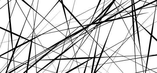 random chaotic lines abstract geometric pattern vector image