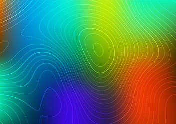 abstract background with a contour map design vector image