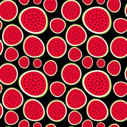 seamless pattern background from watermelon vector