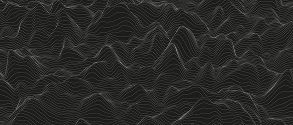 Abstract background with distorted line shapes vector