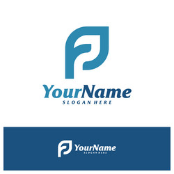 Abstract emblem f initial gold logo Royalty Free Vector