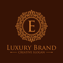 luxury logo design template Vector Image