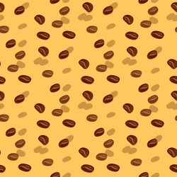 Seamless pattern with cocoa fruits texture vector