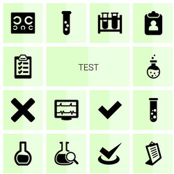 test icons vector