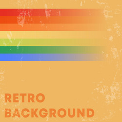 Retro design background with vintage grunge vector