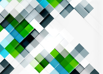 square shape mosaic pattern design universal vector image