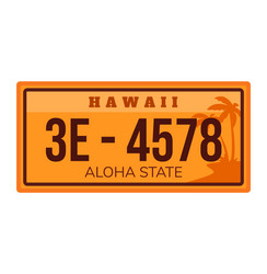 Blank License Plate Vector Images (over 570)