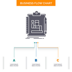 algorithm process scheme work workflow business vector image