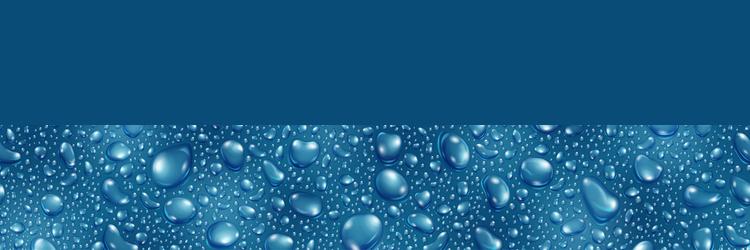 banner of water drops vector